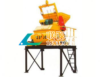 JS500雙臥軸強制式混凝土攪拌機